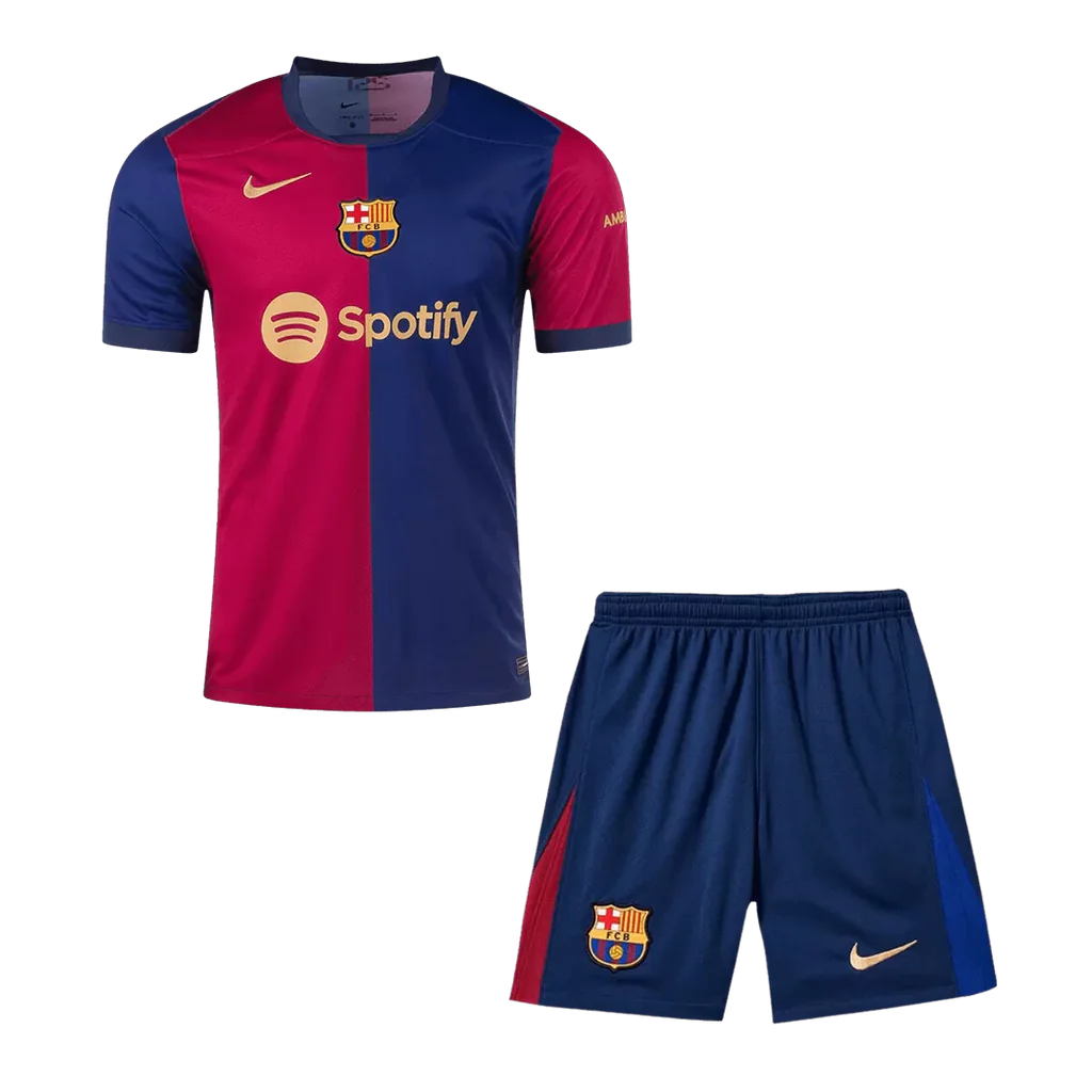 Barcelona Home Kit 2024/25 - Jersey + Shorts