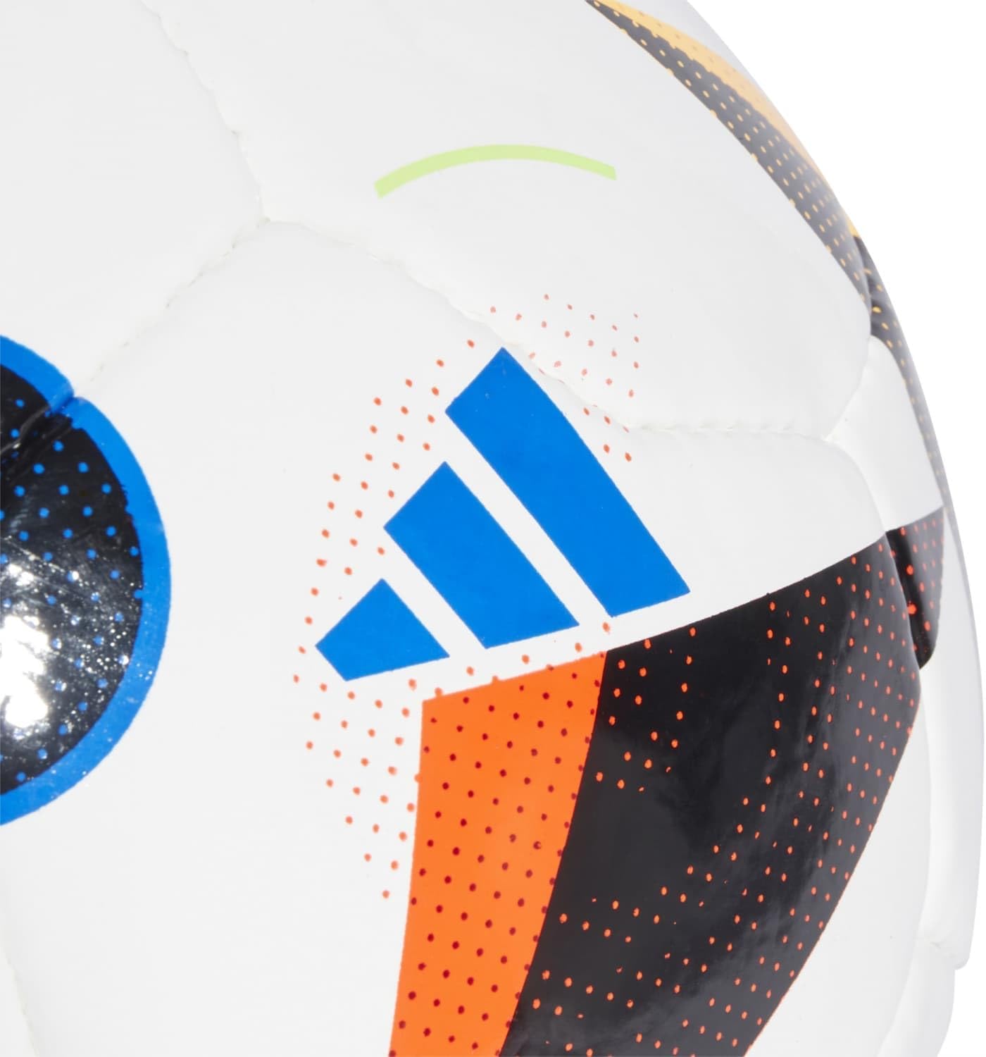 adidas Fussballliebe Sala Euro 2024 FIFA Quality Pro Ball IN9364, Unisex, Soccer Ball, White/Black/Glow Blue, 4