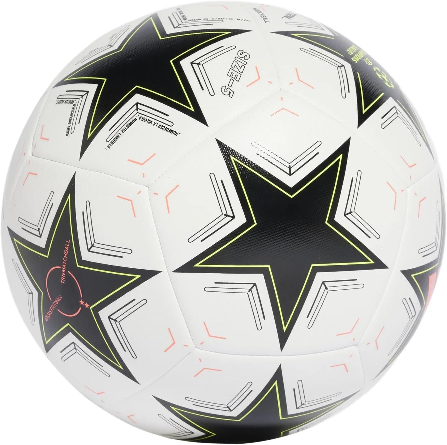 adidas UEFA Champions League Training Ball - Official Match Design, Soft and Durable, Butyl Bladder, Size 3-5