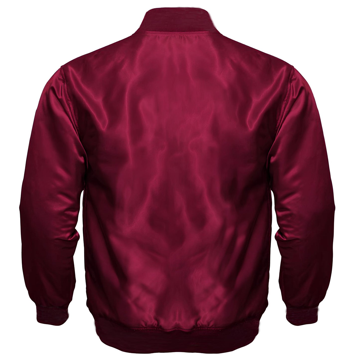 Maroon Satin Baseball Jacket Varsity Jacket Letterman Jacket Team Varsity Jacket