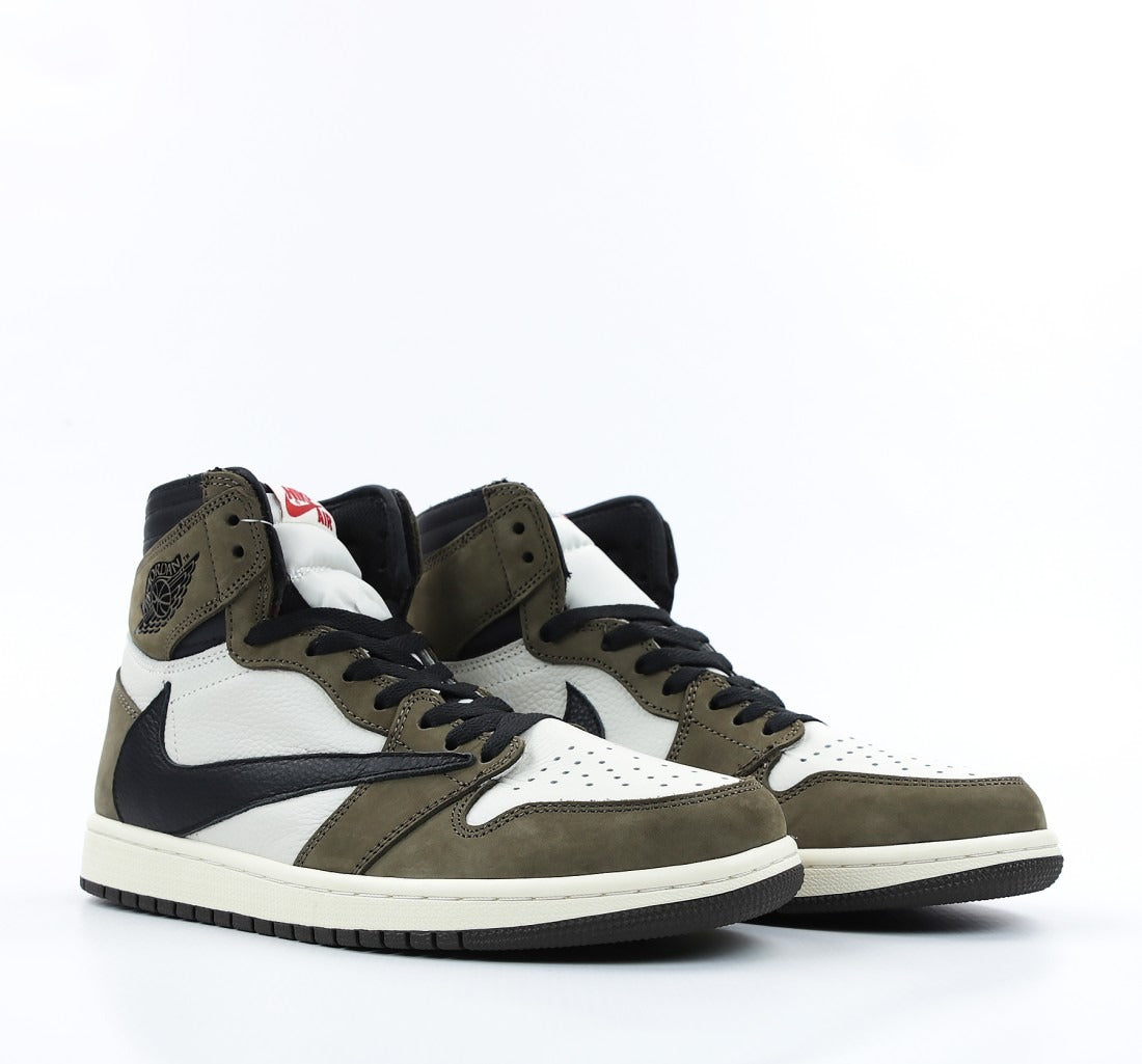 Air Jordan 1 Retro High OG x Travis Scott Mocha (Dot Perfect)