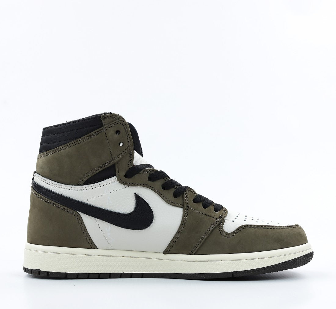Air Jordan 1 Retro High OG x Travis Scott Mocha (Dot Perfect)