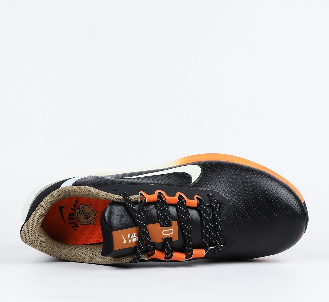 Nike Air Winflo 9 Black Green Safety Orange