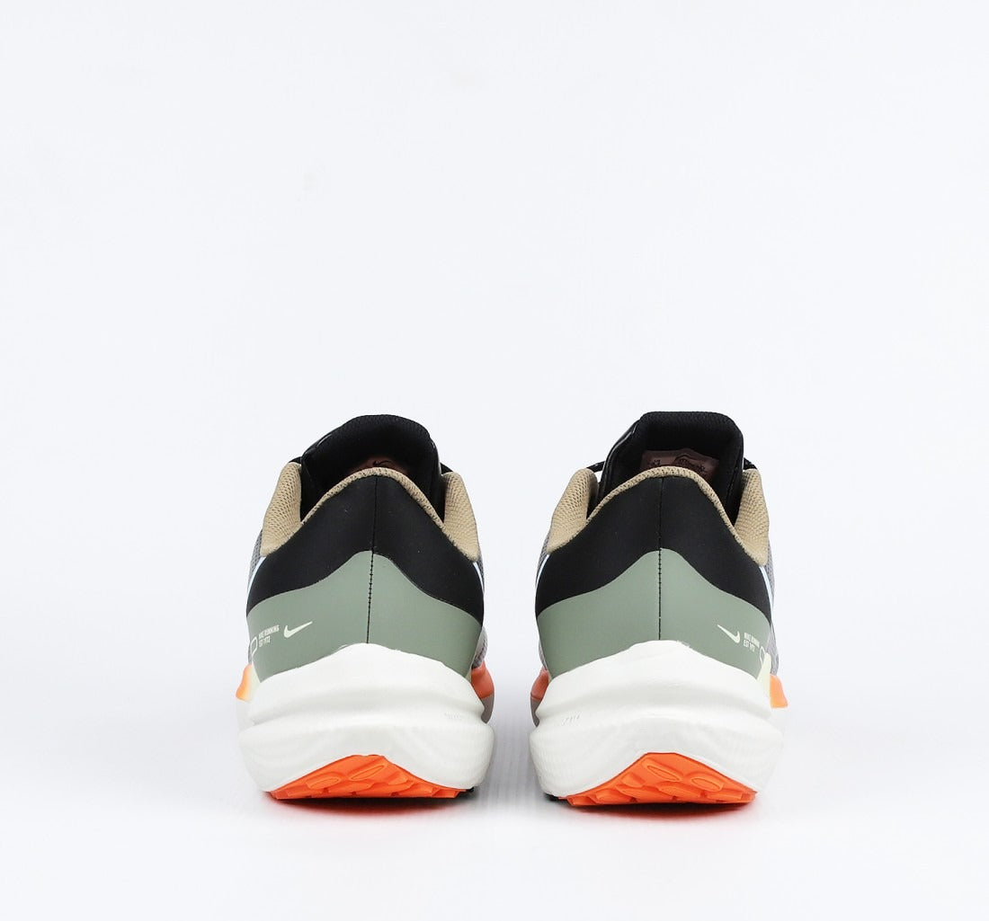 Nike Air Winflo 9 Black Green Safety Orange