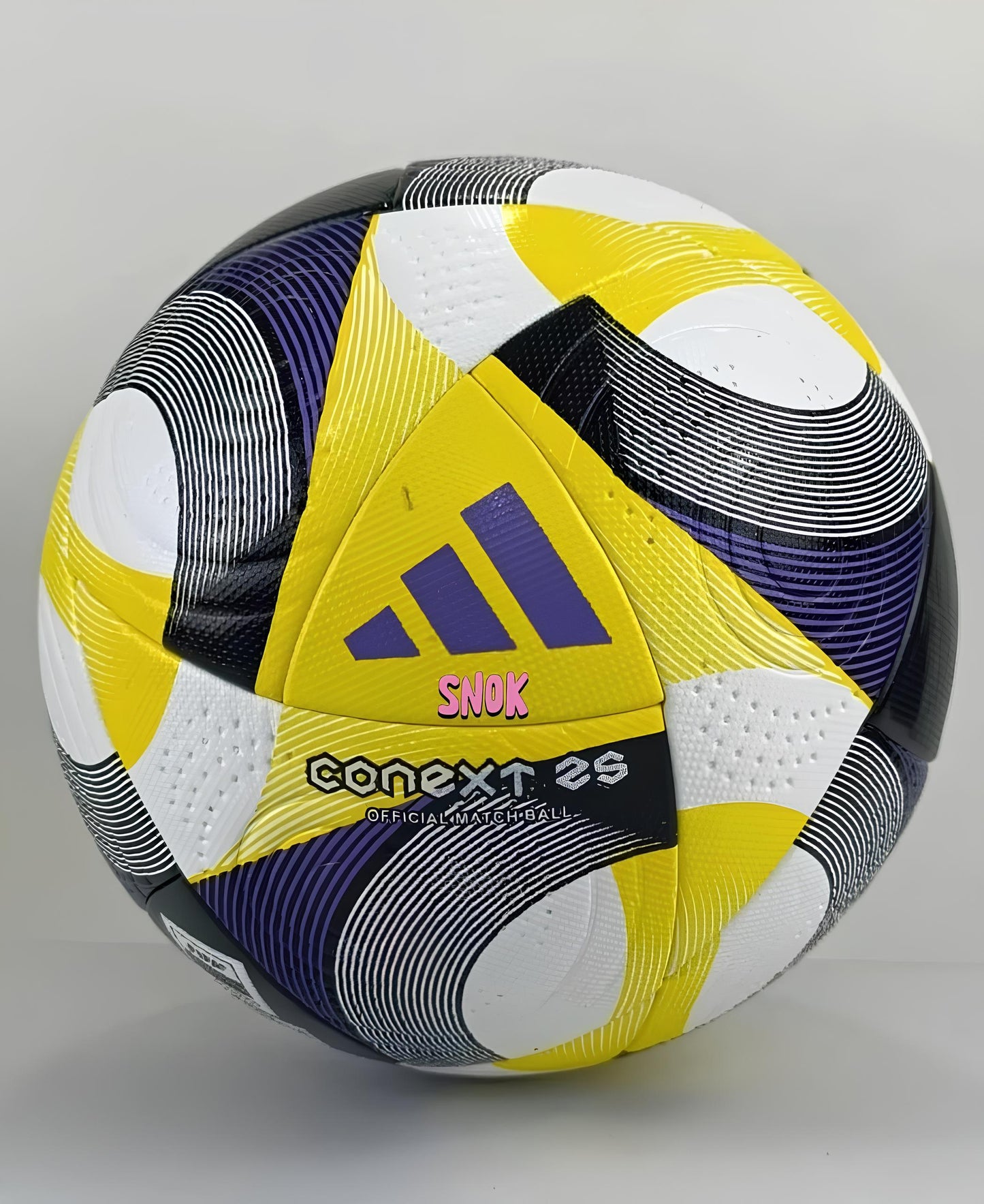 Adidas Conext 25 Official Match Ball – FIFA Quality Pro – Yellow/Black/Purple