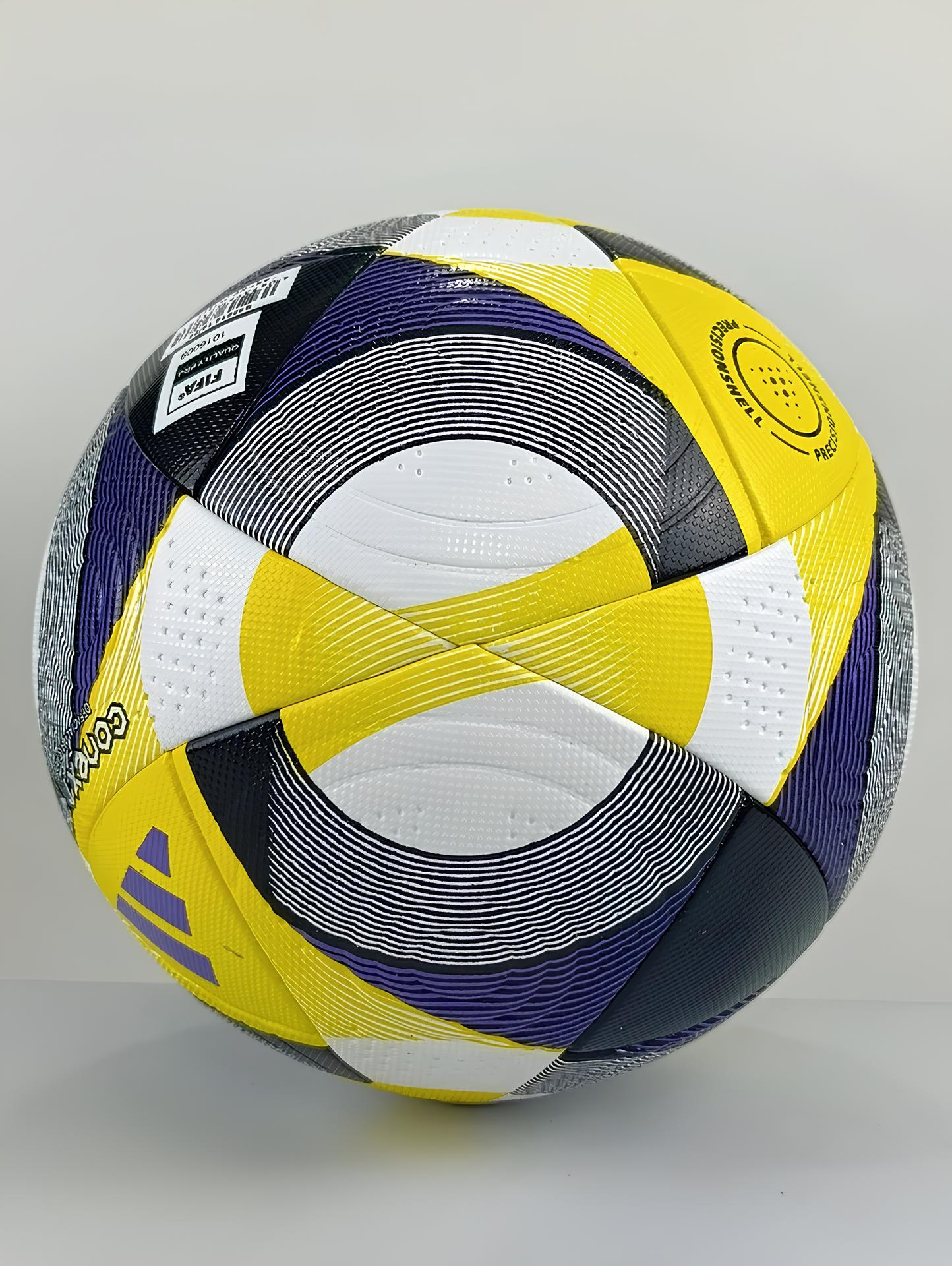 Adidas Conext 25 Official Match Ball – FIFA Quality Pro – Yellow/Black/Purple