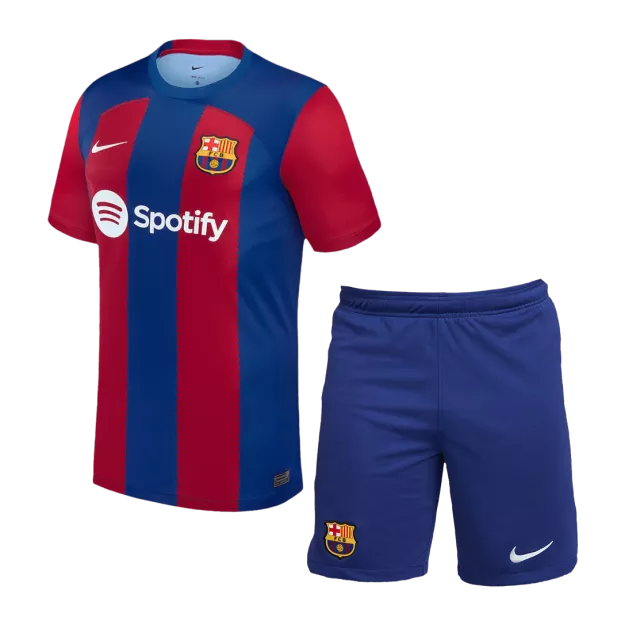 Barcelona Home Kit 2023/24 - (Jersey + Shorts)