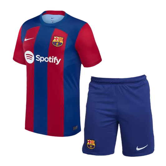 Barcelona Home Kit 2023/24 - (Jersey + Shorts)