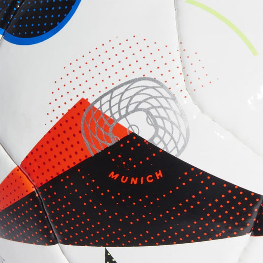 adidas Fussballliebe Sala Euro 2024 FIFA Quality Pro Ball IN9364, Unisex, Soccer Ball, White/Black/Glow Blue, 4