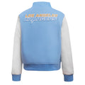 NFL Los Angeles Chargers Sky Blue Body White Leather Sleeves Jacket Varsity Jacket