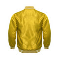 Yellow Satin Baseball Jacket Varsity Jacket Letterman Jacket