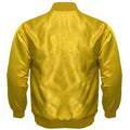 Yellow Satin Baseball Jacket Varsity Jacket Letterman Team Varsity Jacket