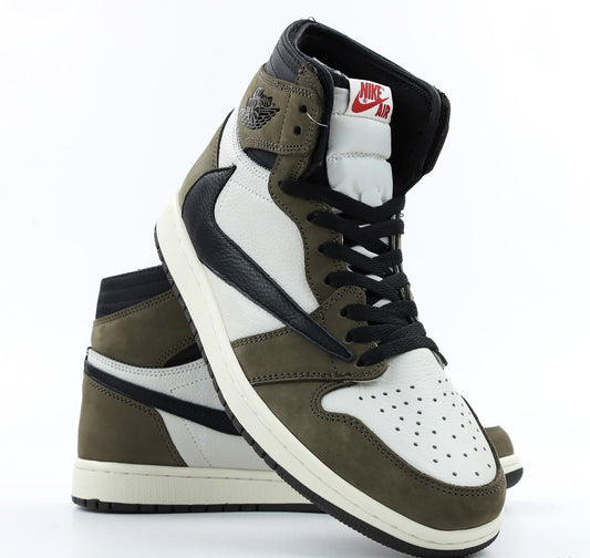 Air Jordan 1 Retro High OG x Travis Scott Mocha (Dot Perfect)