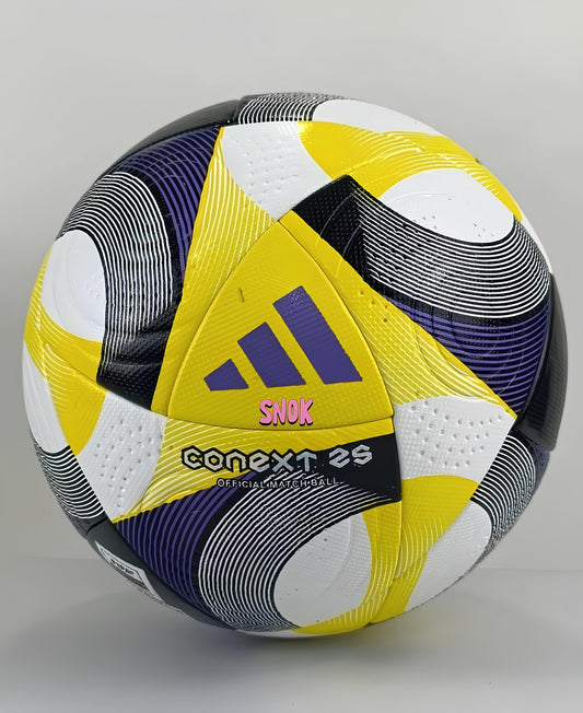 Adidas Conext 25 Official Match Ball – FIFA Quality Pro – Yellow/Black/Purple